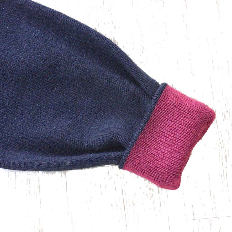 Men's Wool Blend Sweater,1/4 half zipper Classic Pullover